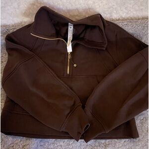 Lululemon scuba oversized funnel neck half zip